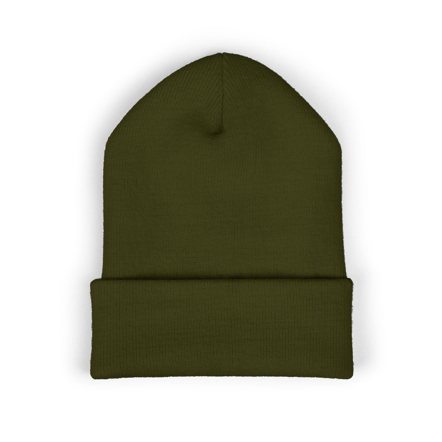 Embroidered Heart Classic Cuffed Beanie - Cozy Winter Accessory