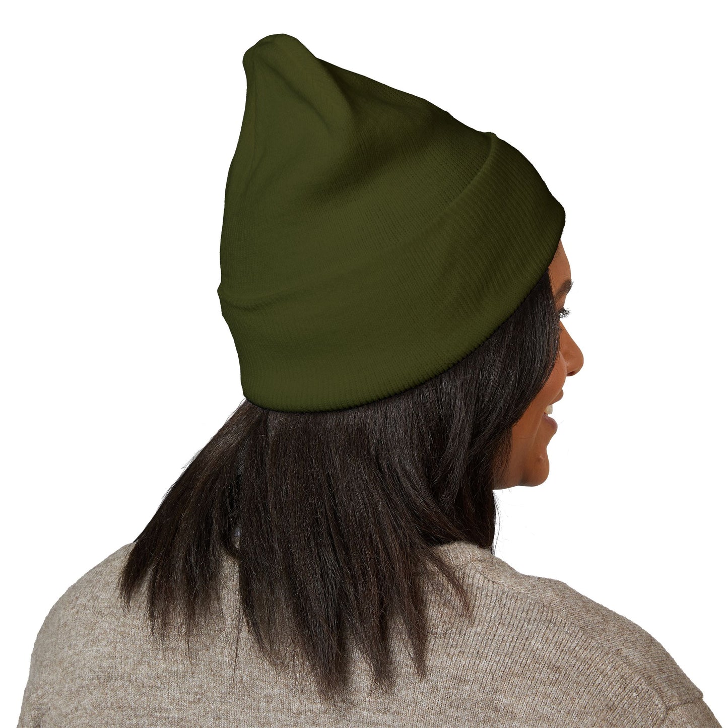 Embroidered Heart Classic Cuffed Beanie - Cozy Winter Accessory