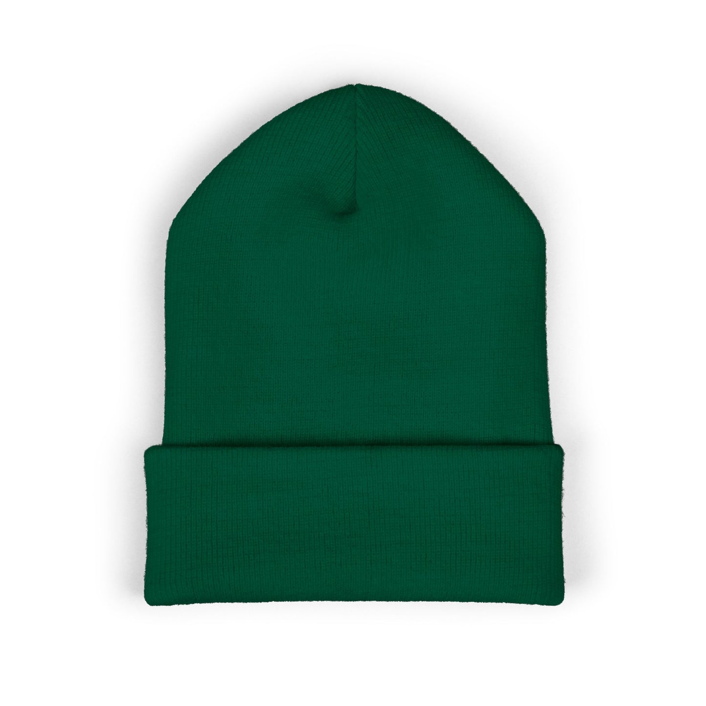 Embroidered Heart Classic Cuffed Beanie - Cozy Winter Accessory